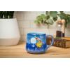 Silver Buffalo SpongeBob Poses Floral Reactive Glaze Tapered Pottery Mug 18 Ounces