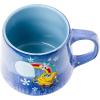 Silver Buffalo SpongeBob Poses Floral Reactive Glaze Tapered Pottery Mug 18 Ounces