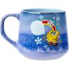 Silver Buffalo SpongeBob Poses Floral Reactive Glaze Tapered Pottery Mug 18 Ounces