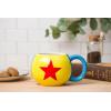 Silver Buffalo SpongeBob SquarePants 3D Sculpted Ceramic Mug, 20 Ounces(Pixar Ball Star)