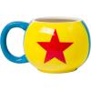 Silver Buffalo SpongeBob SquarePants 3D Sculpted Ceramic Mug, 20 Ounces(Pixar Ball Star)
