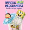 Silver Buffalo Spongebob Squarepants Comic Panel Happy and Love Featuring Patrick Star and Gary the Snail Plastic Cold Cup with Lid and Straw Topper, 24 Ounces