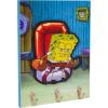 Silver Buffalo Spongebob Squarepants Wall Art with Key Hooks, 8” x 10”