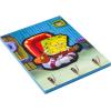 Silver Buffalo Spongebob Squarepants Wall Art with Key Hooks, 8” x 10”