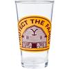 Silver Buffalo Yellowstone Dutton Ranch and Protect the Family 4 Pack Pint Glass Set,16 Ounces