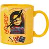 Silver Buffalo Chucky Horror “He Wants You as a Best Friend” Ceramic Mug, 20 Ounces