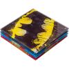 Silver Buffalo Gilmore Girls ‘Luke’s Diner’ Table Glass Coaster Set of 4(Dc Splatter Paint Logo 4-piece Glass)