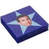 Silver Buffalo Gilmore Girls ‘Luke’s Diner’ Table Glass Coaster Set of 4(The Office Star Faces 4 Pcs Glass)