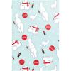 Silver Buffalo IT 12 Count Horror Printed Wrapping Paper Featuring Pennywise, 20″ x 30″(Coca-Cola Polar Bear)