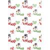 Silver Buffalo IT 12 Count Horror Printed Wrapping Paper Featuring Pennywise, 20″ x 30″(Frosty the Snowman Candy Cane)