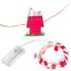Silver Buffalo Peanuts Snoopy 20ct Decorative String Lights, 7 Feet Long, Warm White LED(Peanuts Snoopy)