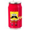 Silver Buffalo Spongebob Squarepants Pizza Delivery Diet Dr. Kelp Stainless Steel Double Wall Can Shape Cup, 11.8 Ounces