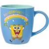 Silver Buffalo Spongebob Squarepants Rainbow Imagination Ceramic Coffee Mug, 18 Ounces
