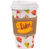 Silver Buffalo The Office Dunder Mifflin 8pk Paper Travel Disposable Cups with Lid, 16 Ounces(Gilmore Girls)
