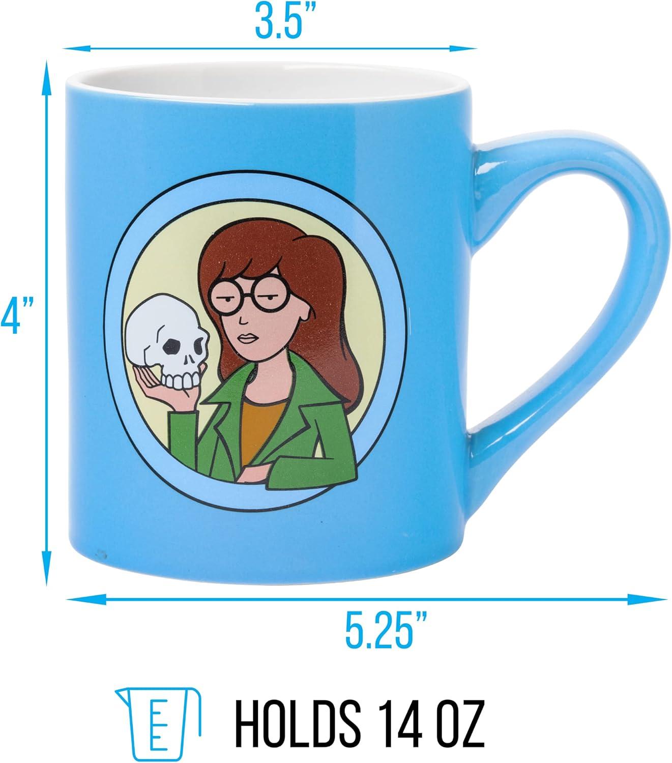 imageSilver Buffalo Daria Sarcasm Its A Great Way To Deal Ceramic Coffee Mug 14Ounces14Ounce Daria Sarcasm