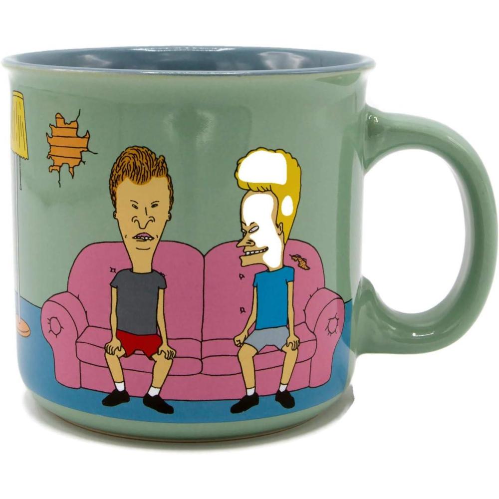 imageSilver Buffalo Daria Sarcasm Its A Great Way To Deal Ceramic Coffee Mug 14Ounces20Ounce Bevis and Butthead