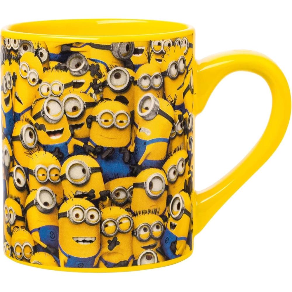 imageSilver Buffalo Universals Despicable Me Cluttered Minions Ceramic Coffee Mug 14 Ounces14 Ounces