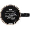 Silver Buffalo Batman Yellow Stripe Logo Wax Resist Pottery Ceramic Mug, 15 Ounces(15 Ounces)