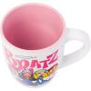 Silver Buffalo Bratz Logo and Group Jumbo Curved Ceramic Mug, 25 Ounces