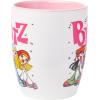 Silver Buffalo Bratz Logo and Group Jumbo Curved Ceramic Mug, 25 Ounces