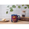 Silver Buffalo DC Comics Batman Logo Ceramic Mug, 20 Ounces(14oz Superman Splatter Paint Logo)