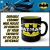 Silver Buffalo DC Comics Batman Logo Ceramic Mug, 20 Ounces(20oz Batman Grimey Logo)
