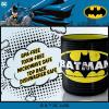 Silver Buffalo DC Comics Batman Logo Ceramic Mug, 20 Ounces(20oz Batman Grimey Logo)