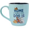 Silver Buffalo Disney Classics Home Is Where Your Dog Is Ceramic Mug, 18 Ounces