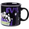 Silver Buffalo Disney Villain Forest Silhouette Featuring Snow White and Evil Queen Laser Matte Ceramic Mug, 20 Ounces(Evil Disney Villains)
