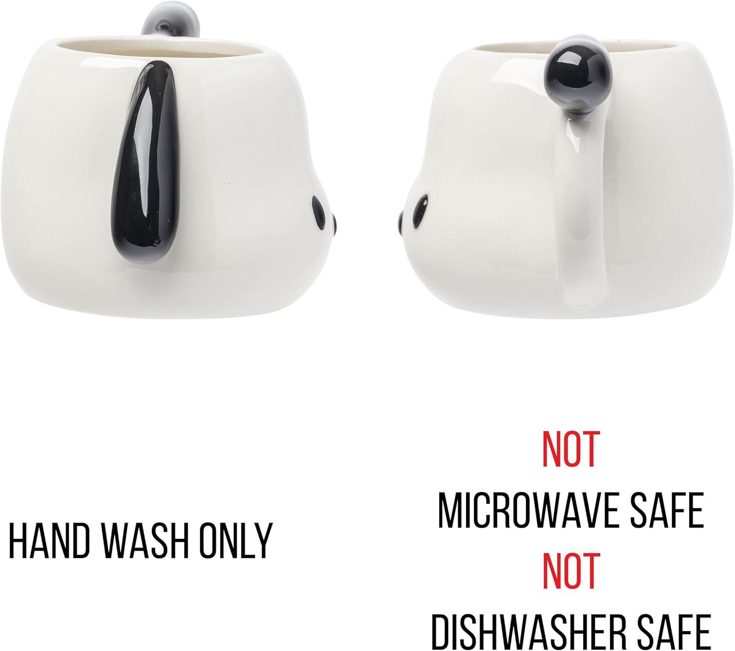 imageSilver Buffalo Sanrio Hello Kitty and Friends Pochacco Ceramic 3D Sculpted Mug 20 Ounces