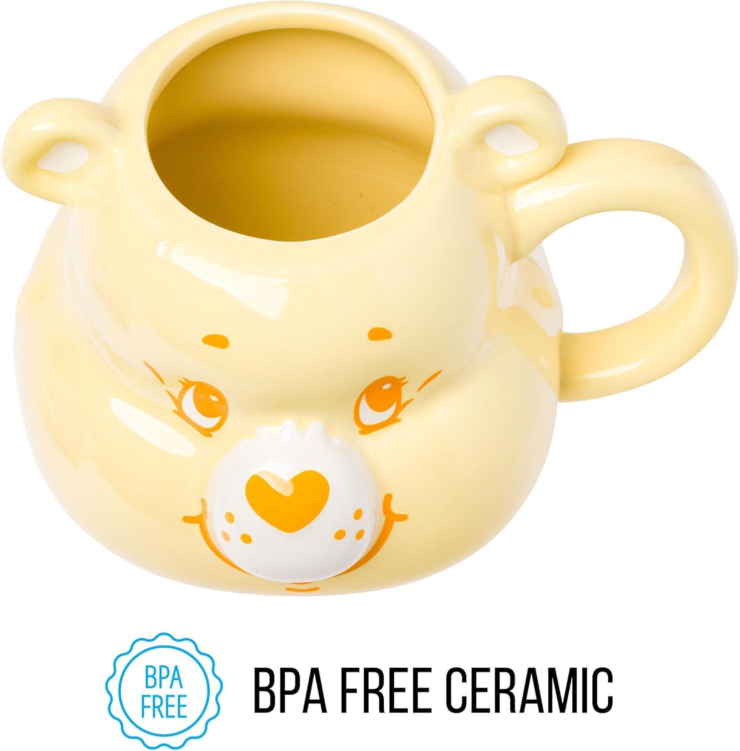 imageSilver Buffalo ScoobyDoo 3D Sculpted Ceramic Mug 20 OuncesCare Bears Funshine Bear