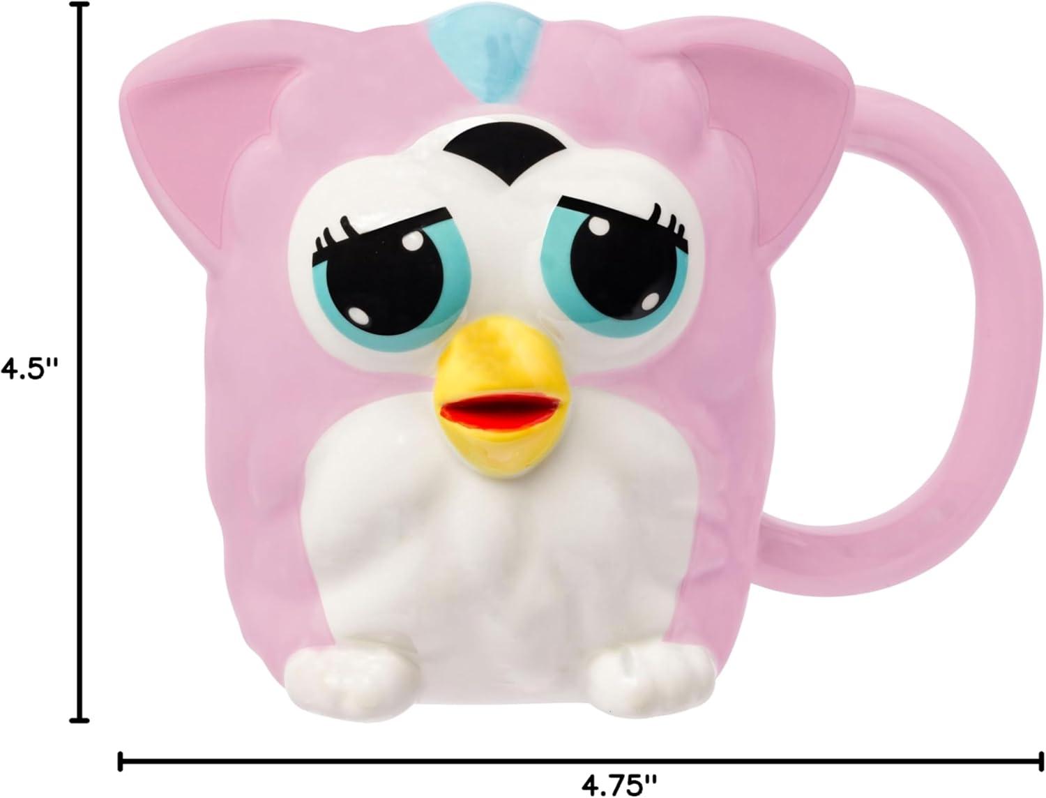 imageSilver Buffalo ScoobyDoo 3D Sculpted Ceramic Mug 20 OuncesFurby Pink
