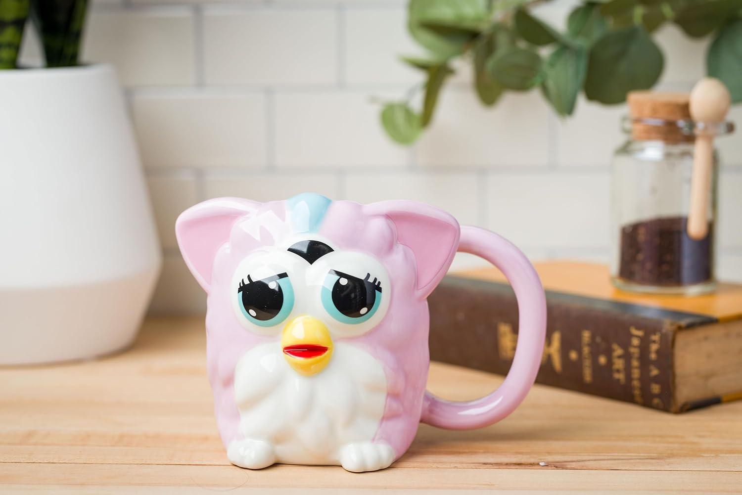 imageSilver Buffalo ScoobyDoo 3D Sculpted Ceramic Mug 20 OuncesFurby Pink