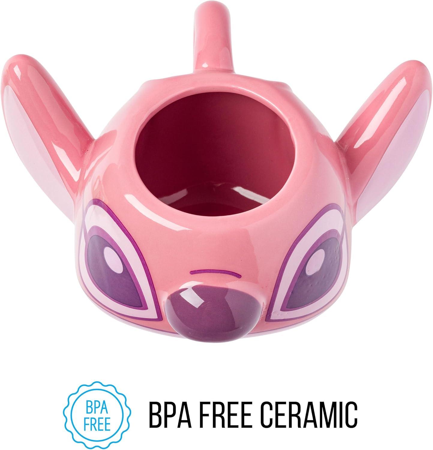 imageSilver Buffalo ScoobyDoo 3D Sculpted Ceramic Mug 20 OuncesLilo and Stitch Angel