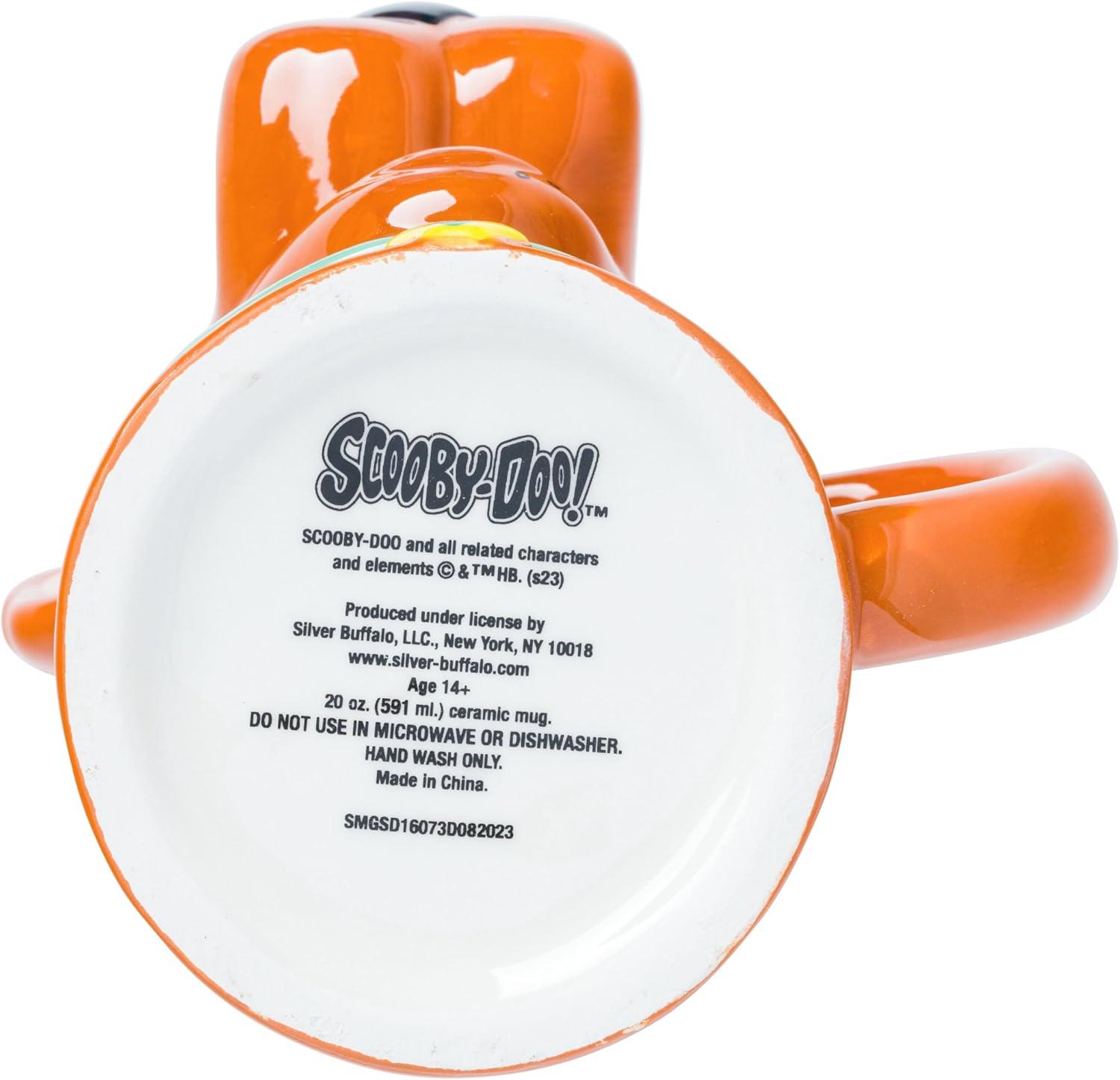 imageSilver Buffalo ScoobyDoo 3D Sculpted Ceramic Mug 20 OuncesScoobyDoo