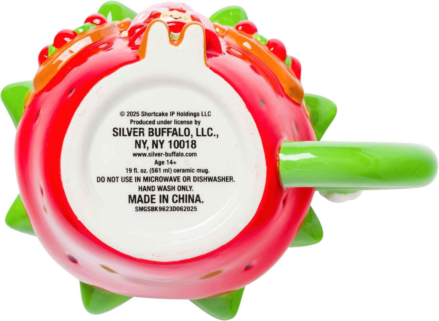 imageSilver Buffalo ScoobyDoo 3D Sculpted Ceramic Mug 20 OuncesStrawberry Shortcake Cake