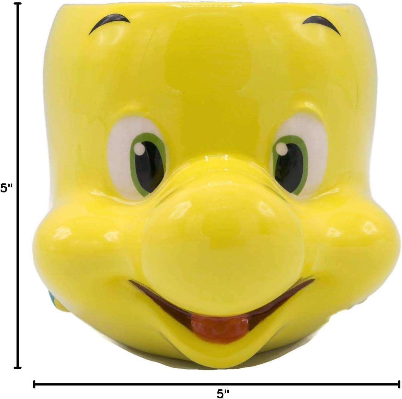 imageSilver Buffalo ScoobyDoo 3D Sculpted Ceramic Mug 20 OuncesThe Little Mermaid Flounder