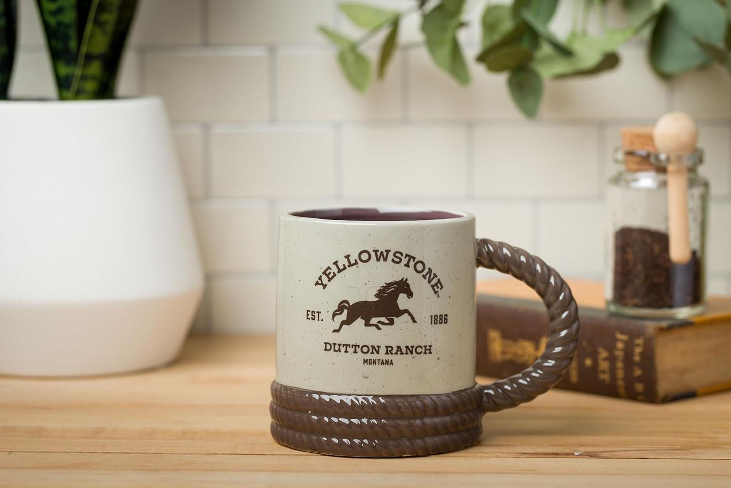 imageSilver Buffalo ScoobyDoo 3D Sculpted Ceramic Mug 20 OuncesYellowstone Dutton Ranch