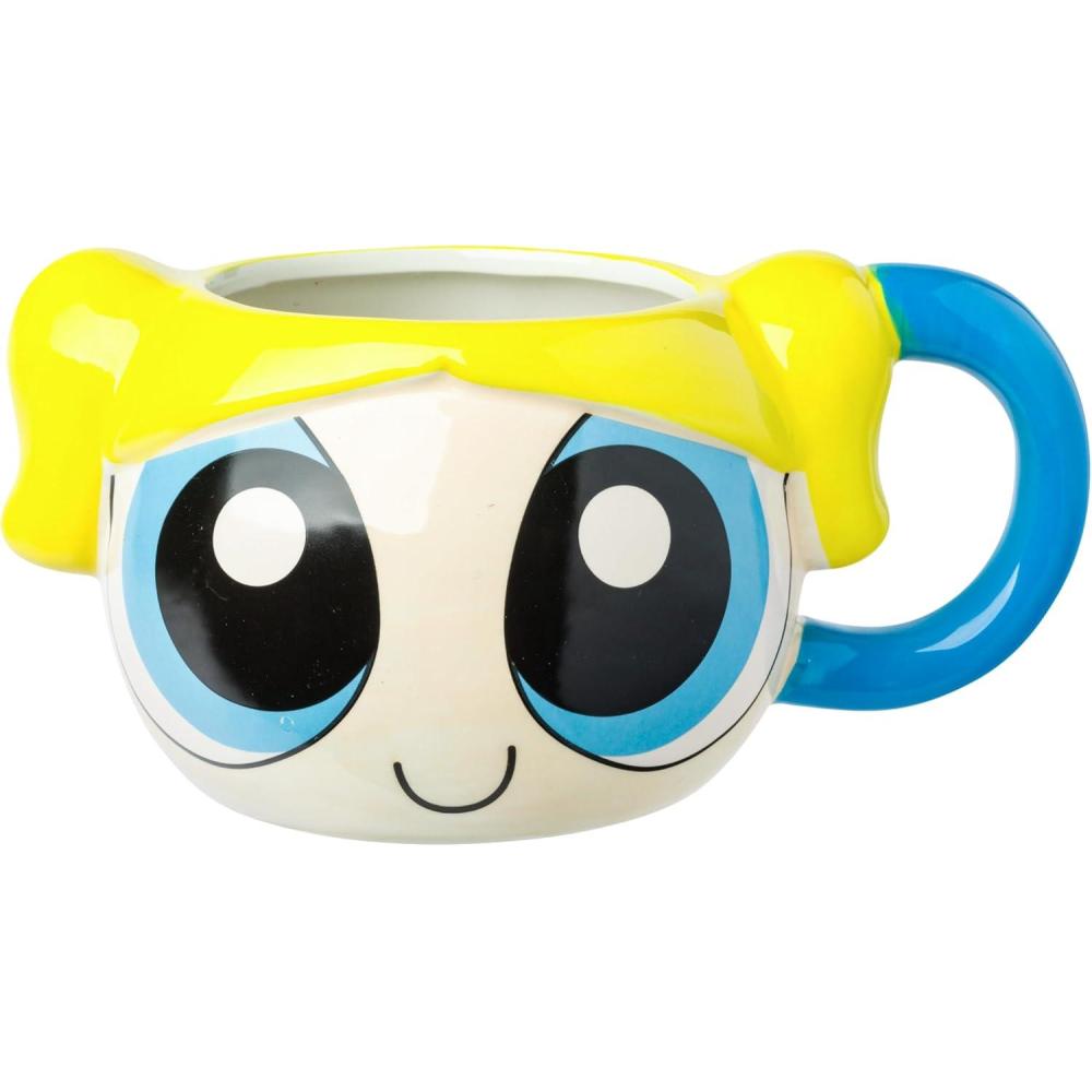 imageSilver Buffalo ScoobyDoo 3D Sculpted Ceramic Mug 20 OuncesPowerpuff Girls Bubbles