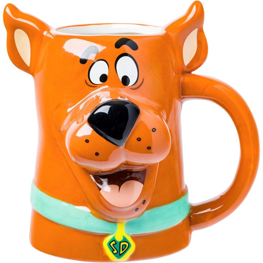 imageSilver Buffalo ScoobyDoo 3D Sculpted Ceramic Mug 20 OuncesScoobyDoo