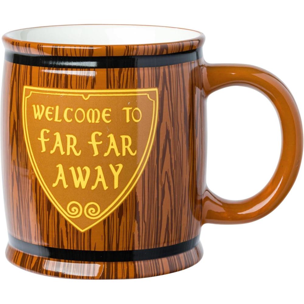 imageSilver Buffalo ScoobyDoo 3D Sculpted Ceramic Mug 20 OuncesShrek Welcome to Far Far Away