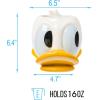 Silver Buffalo Scooby-Doo 3D Sculpted Ceramic Mug, 20 Ounces(Donald Duck)