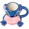 Silver Buffalo Scooby-Doo 3D Sculpted Ceramic Mug, 20 Ounces(Lilo and Stitch: Holding Heart Ohana)