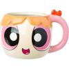 Silver Buffalo Scooby-Doo 3D Sculpted Ceramic Mug, 20 Ounces(Powerpuff Girls: Blossom)
