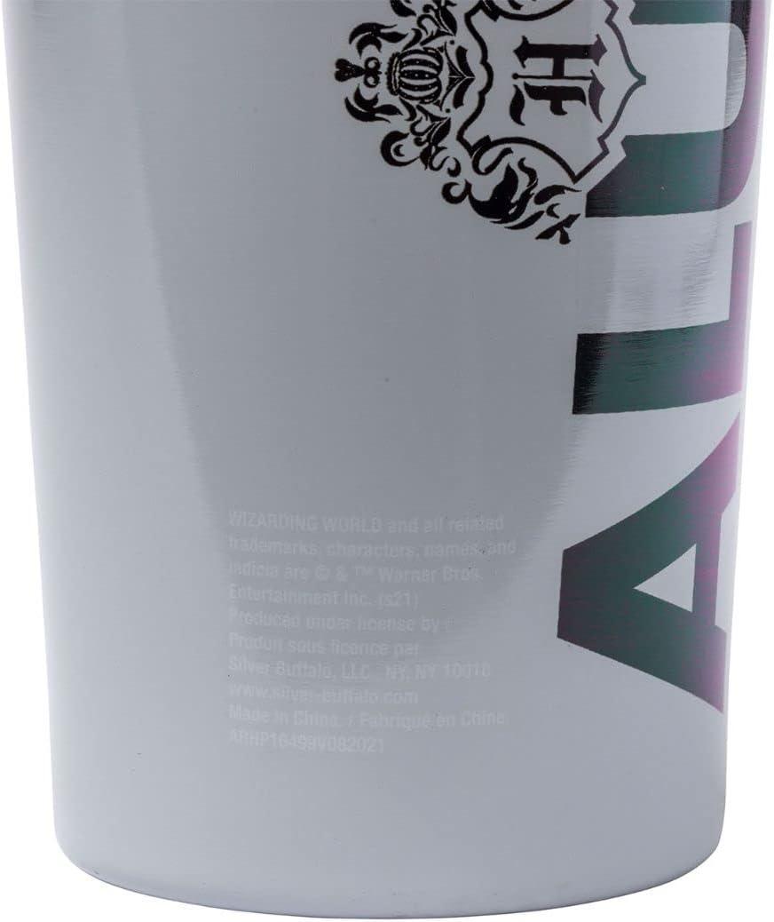 imageSilver Buffalo Harry Potter Alumni Double Walled Stainless Steel Tumbler with Straw 22 Ounces