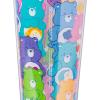 Silver Buffalo Sanrio Hello Kitty And Friends Featuring Kuromi and Little Twin Stars Plastic Cold Cup with Lid and Topper Straw, 24 ounces(Care Bears Multi Bear All Over)
