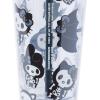 Silver Buffalo Sanrio Hello Kitty And Friends Featuring Kuromi and Little Twin Stars Plastic Cold Cup with Lid and Topper Straw, 24 ounces(Hello Kitty and Friends Halloween Skeleton)