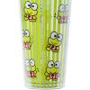 Silver Buffalo Sanrio Hello Kitty And Friends Featuring Kuromi and Little Twin Stars Plastic Cold Cup with Lid and Topper Straw, 24 ounces(Keroppi)