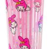 Silver Buffalo Sanrio Hello Kitty And Friends Featuring Kuromi and Little Twin Stars Plastic Cold Cup with Lid and Topper Straw, 24 ounces(My Melody)