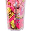 Silver Buffalo Sanrio Hello Kitty And Friends Featuring Kuromi and Little Twin Stars Plastic Cold Cup with Lid and Topper Straw, 24 ounces(Spongebob Squarepants Trippy)